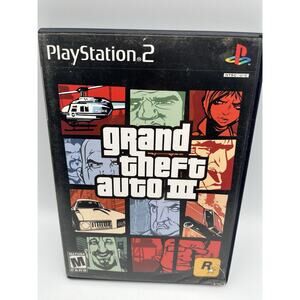 Grand Theft Auto III GTA 3 PS2 PlayStation 2 Complete CIB with Manual